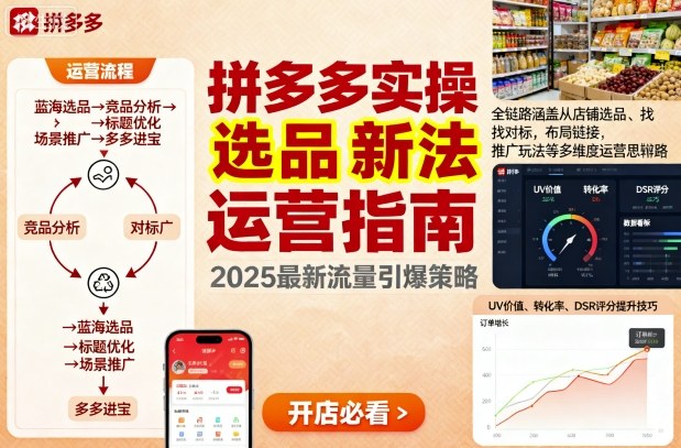 王校长9月12拼多多实操新玩法,全链路涵盖从店铺选品、找对标,布局链接,推广玩法等多维度运营思路-创新研习社