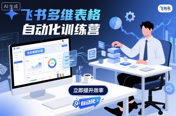 飞书多维表格自动化训练营，手把手教你告别重复处理，用多维表格开启高效办公新模式-创新研习社