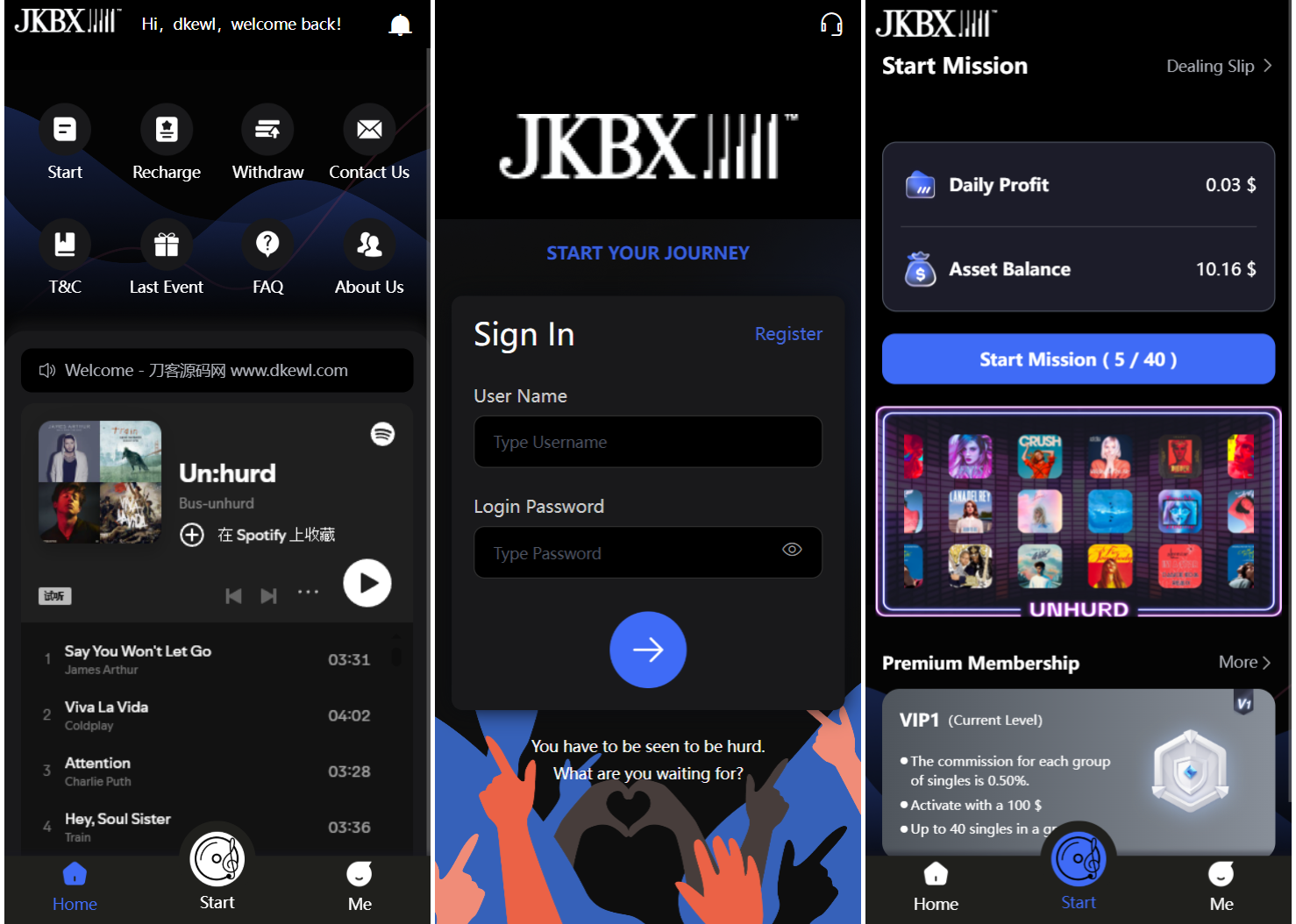 JKBX海外音乐抢单系统源码 Thinkphp框架 附教程-创新研习社