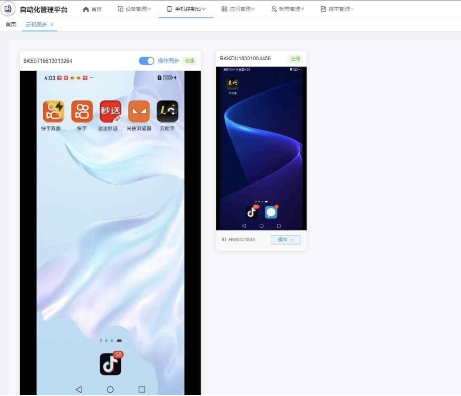 云手机群控系统源码 云手机多开群控 自动化管理程序源码-创新研习社