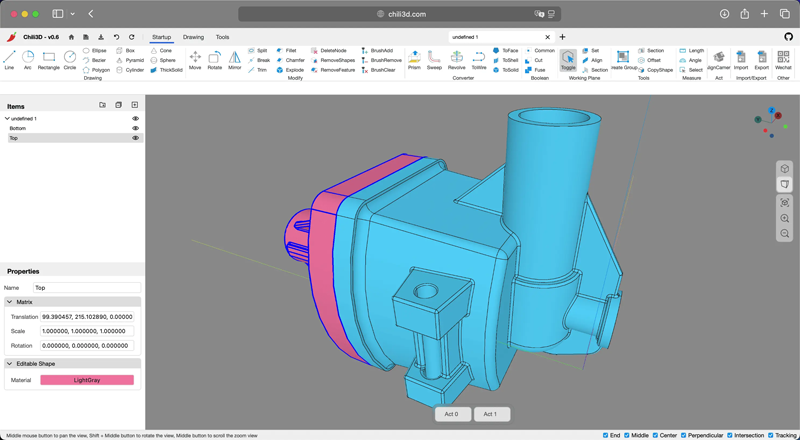 Chili3D(开源在线3D CAD建模网页版源码)-创新研习社
