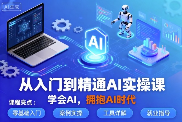 从入门到精通AI实操课,学会AI,拥抱AI时代-创新研习社