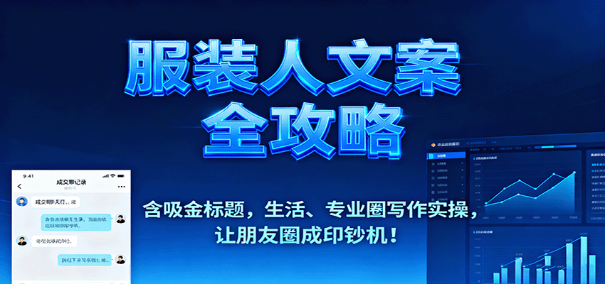 服装人文案全攻略,含吸金标题,生活、专业圈写作实操,让朋友圈成印钞机!-创新研习社